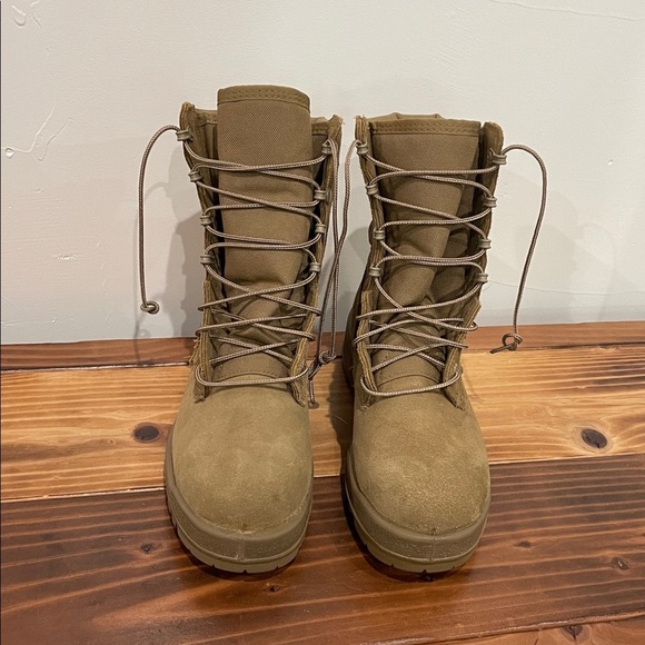 ALTAMA MENS 4.5 XW TAN STEEL TOE ARMY COMBAT BOOTS NWOT main image 12
